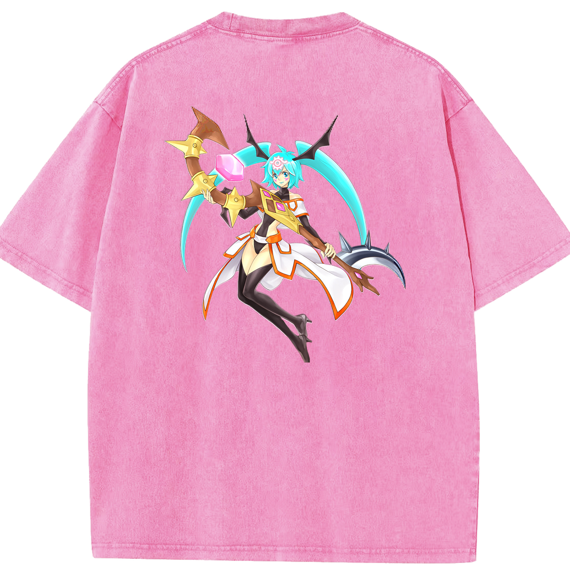 （画像用） 遊☆戯☆王 Yu-Gi-Oh! 綿100% ヴィンテージ風 半袖Tシャツ（背面プリント）
